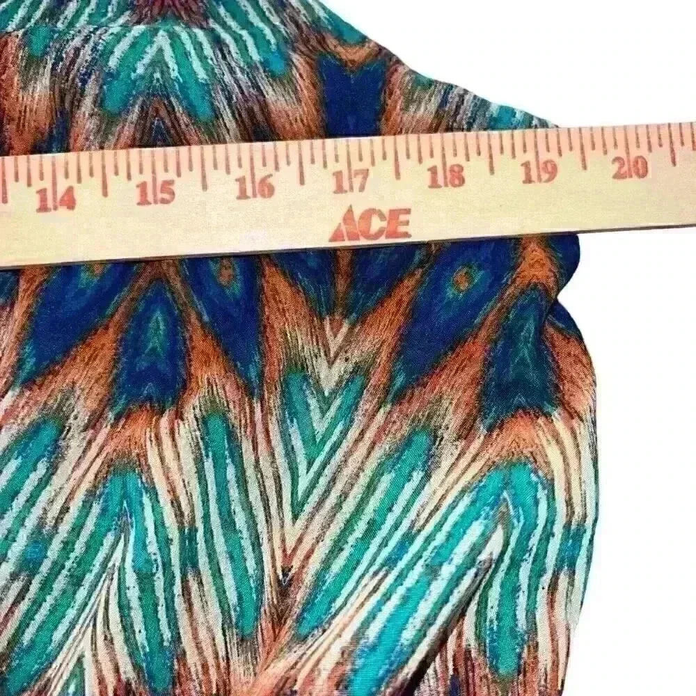 City Triangles Sun Dress Size XL Southwest Print Cruise‎ Party Evening Wear - Picture 15 of 16